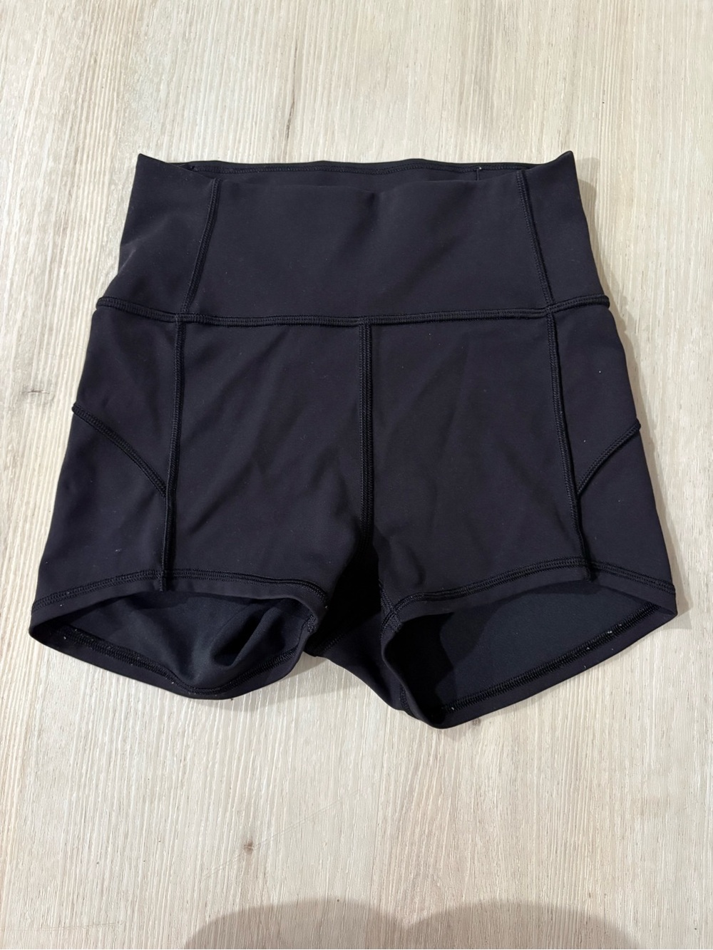 Lululemon 2” Black High Rise Shorts